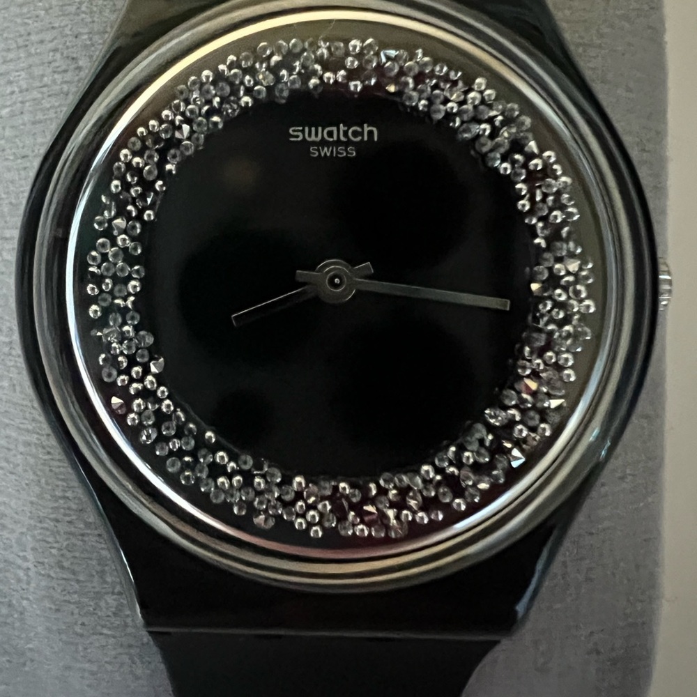 Swatch Starlight 79173 Unisex Watch, New Battery, EUC - Picture 2 of 5